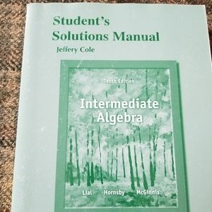 Student's solution manual ( intermediate algebra)